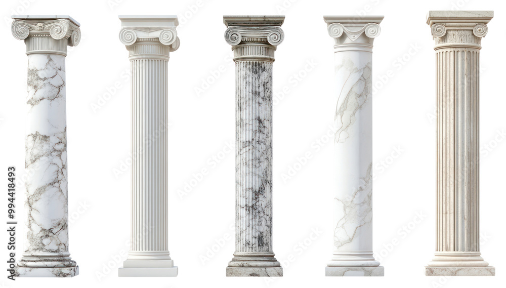 Obraz premium PNG Marble pillars architecture columns greek.
