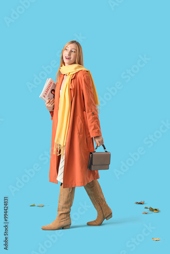 Beautiful young woman with ...