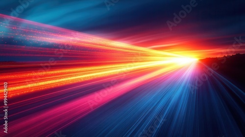 laser beams creating dynamic and luminous patterns against a white background symbolizing speed and innovation effectively capturing the essence of fastpaced motion
