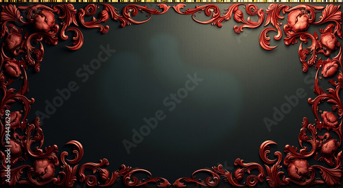 red and black background