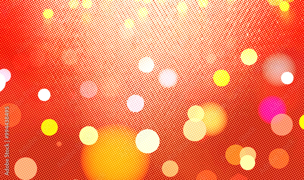 Red bokeh background banner for Party, ad, event, poster and various design works Red bokeh background banner for Party, ad, event, poster and various design works