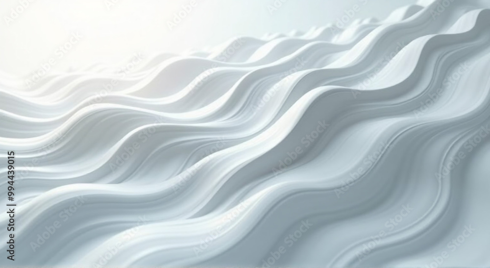Fototapeta premium abstract blue background with waves