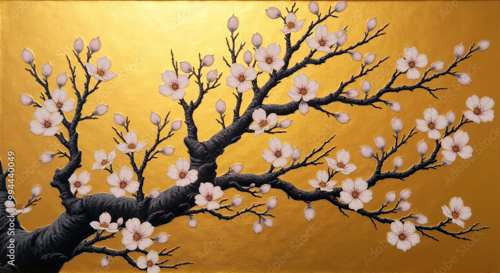 Fototapeta premium autumn tree branch