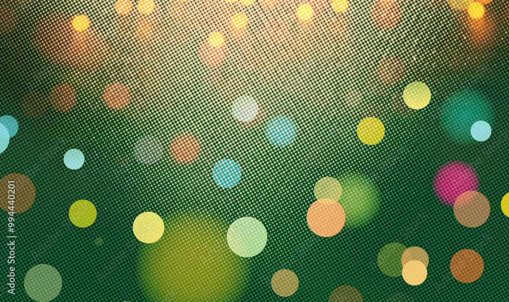 Green bokeh background banner for Party, ad, event, poster and various design works Green bokeh background banner for Party, ad, event, poster and various design works