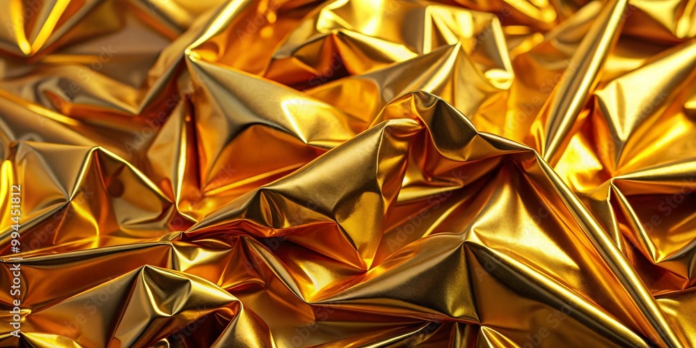 Shiny Golden Wrapper with Elegant Texture for Luxury Packaging or Artistic Background Design Shiny Golden Wrapper with Elegant Texture for Luxury Packaging or Artistic Background Design
