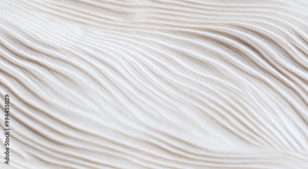 Obraz premium Abstract white wavy lines pattern background texture