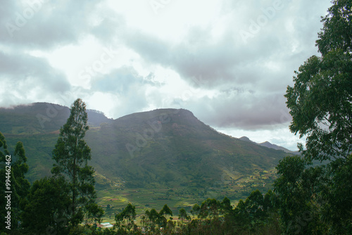 landscape with clouds