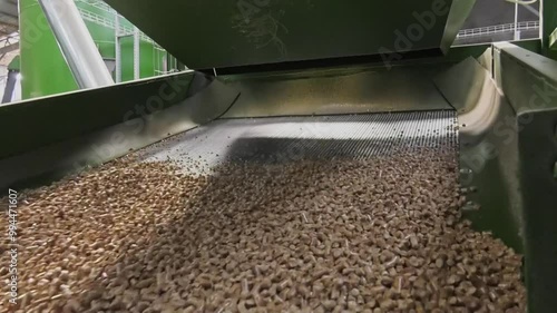 Pellet production process for home heating