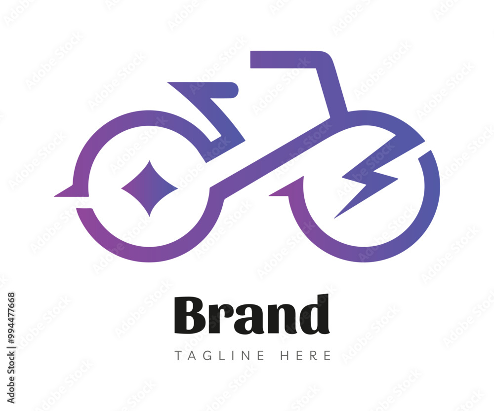 Bicycle logo icon design template elements. Usable for Branding and Business Logos. Bicycle logo icon design template elements. Usable for Branding and Business Logos.