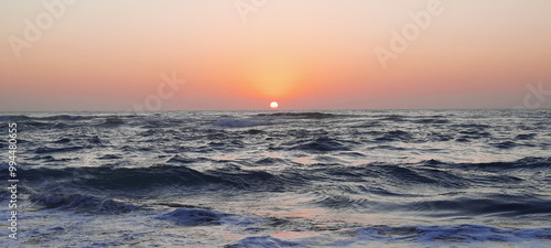 Canvastavla Beach on the sunset moments