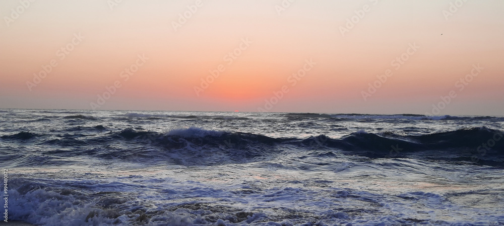 Beach on the sunset moments Beach on the sunset moments