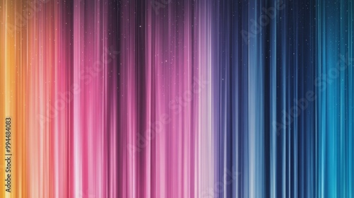 Colorful abstract vertical stripes in pastel shades create a vibrant backdrop...