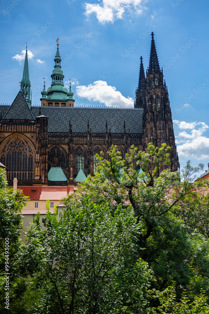 Obraz premium prague praha praga visit praga Hradczany panorama czech panorama view