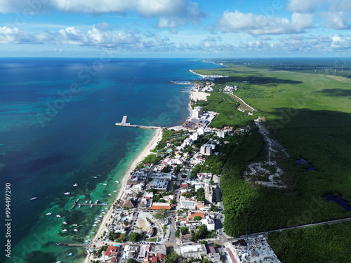 stunning 4k riviera maya aerial photography