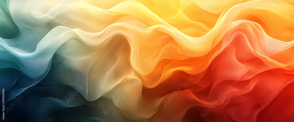Obraz premium Smooth, flowing abstract background with vibrant gradients, perfect for creative backdrop, summer, autumn, thanksgiving, halloween.
