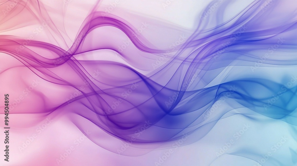 Abstract flowing waves of pastel colors in soft gradients creating a serene and calming backdrop Abstract flowing waves of pastel colors in soft gradients creating a serene and calming backdrop