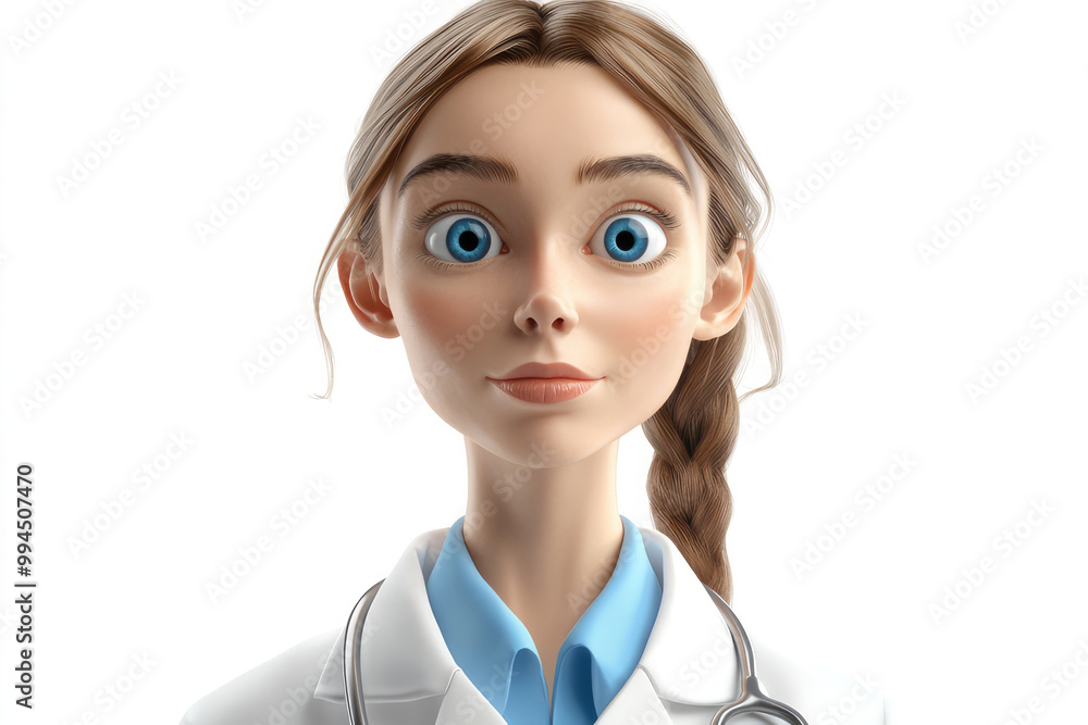 A young female doctor with a stethoscope, displaying a confident and professional demeanor. The image is indicative of healthcare and compassion in a modern context. A young female doctor with a stethoscope, displaying a confident and professional demeanor. The image is indicative of healthcare and compassion in a modern context.