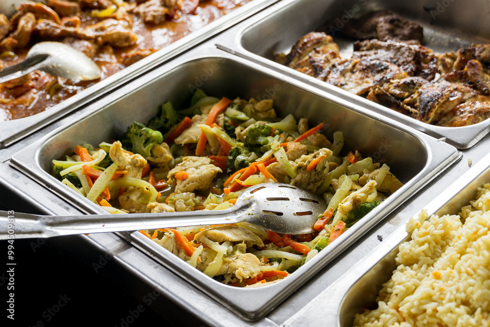 Serving diverse street food with a focus on El Salvador cuisine Serving diverse street food with a focus on El Salvador cuisine