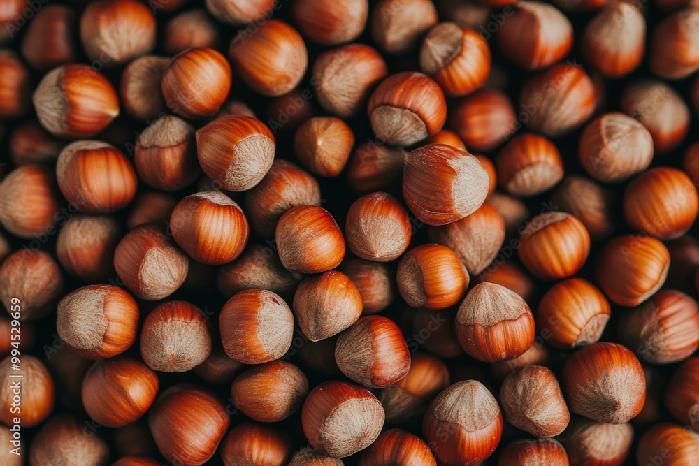 Close up shot of hazelnuts. Texture of the nuts. Contrasting dramatic light. Close up shot of hazelnuts. Texture of the nuts. Contrasting dramatic light.