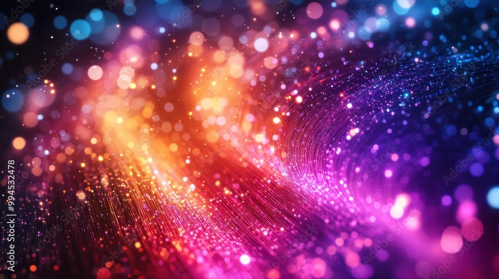 Vibrant streaks of glowing pink, orange, and purple lights creating a futuristic, abstract background with bokeh and motion blur effects, symbolizing digital technology and energy Vibrant streaks of glowing pink, orange, and purple lights creating a futuristic, abstract background with bokeh and motion blur effects, symbolizing digital technology and energy