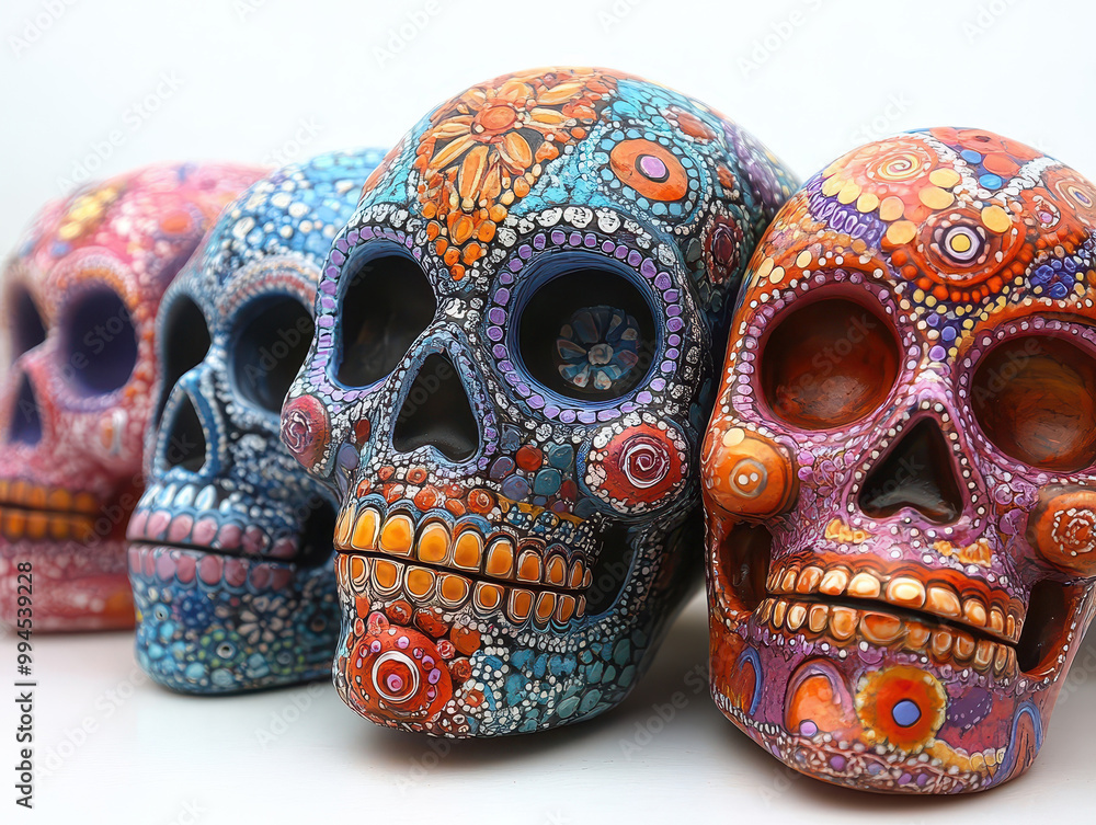 Beautiful Day of the Dead skull art images featuring colorful and intricate sugar skull designs Beautiful Day of the Dead skull art images featuring colorful and intricate sugar skull designs