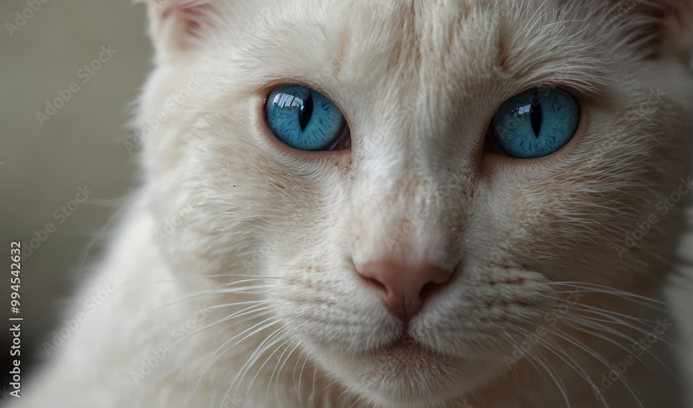 beautiful white cat with new style beautiful white cat with new style
