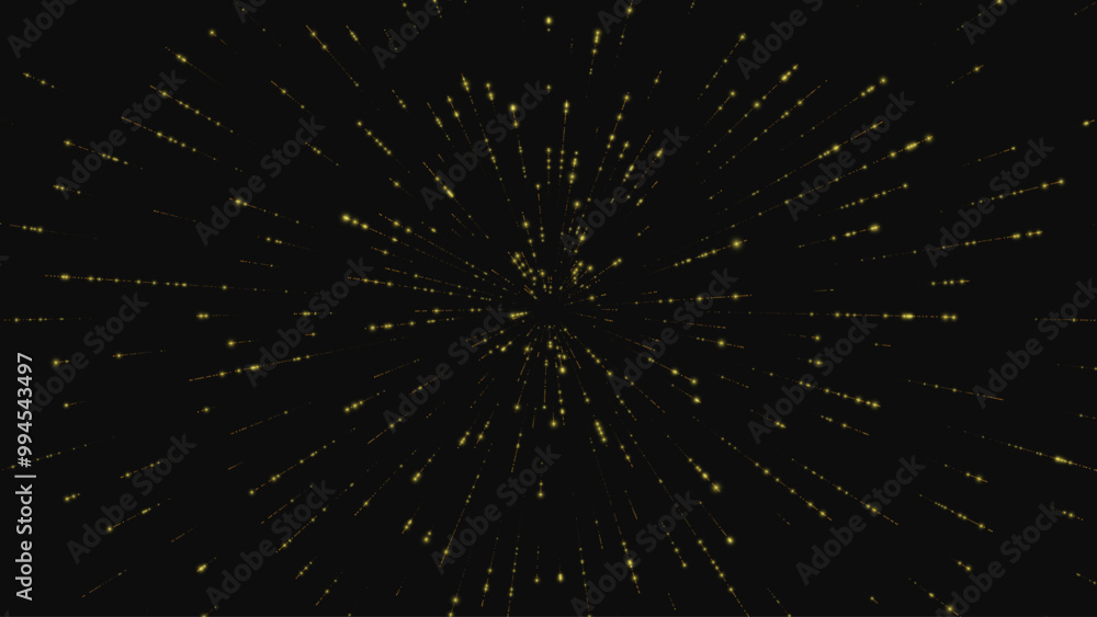 Fototapeta premium Abstract golden star. Glitter burst with golden texture. Vector background
