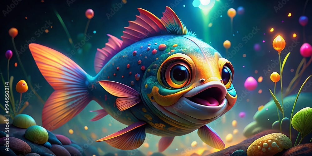 Vibrant and Joyful Fish Character Design for Creative Projects and Artistic Illustrations Vibrant and Joyful Fish Character Design for Creative Projects and Artistic Illustrations