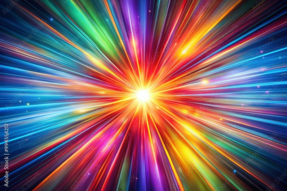 Vibrant Background Burst of Colorful Rays Radiating from the Center Creating a Dynamic Visual Effect Vibrant Background Burst of Colorful Rays Radiating from the Center Creating a Dynamic Visual Effect