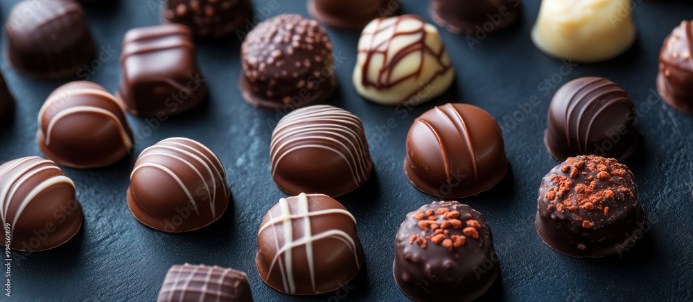 Assortment of Delicious Chocolates Assortment of Delicious Chocolates