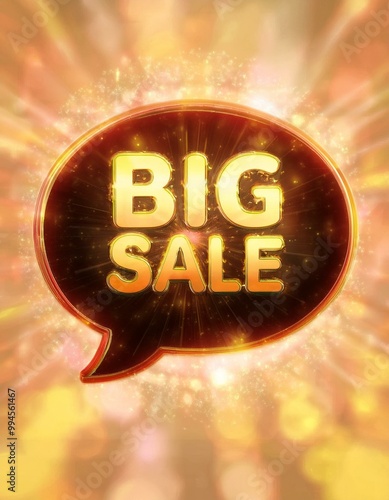 Abstract big sale poster