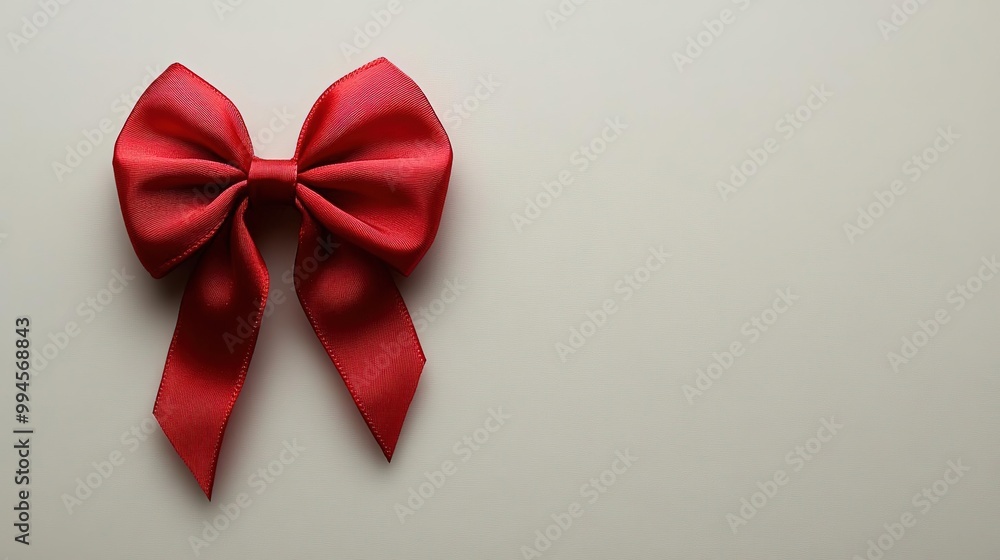 Elegant red bow on a soft background, perfect for decorations and gifts, adding a touch of charm and festivity to any occasion. Elegant red bow on a soft background, perfect for decorations and gifts, adding a touch of charm and festivity to any occasion.