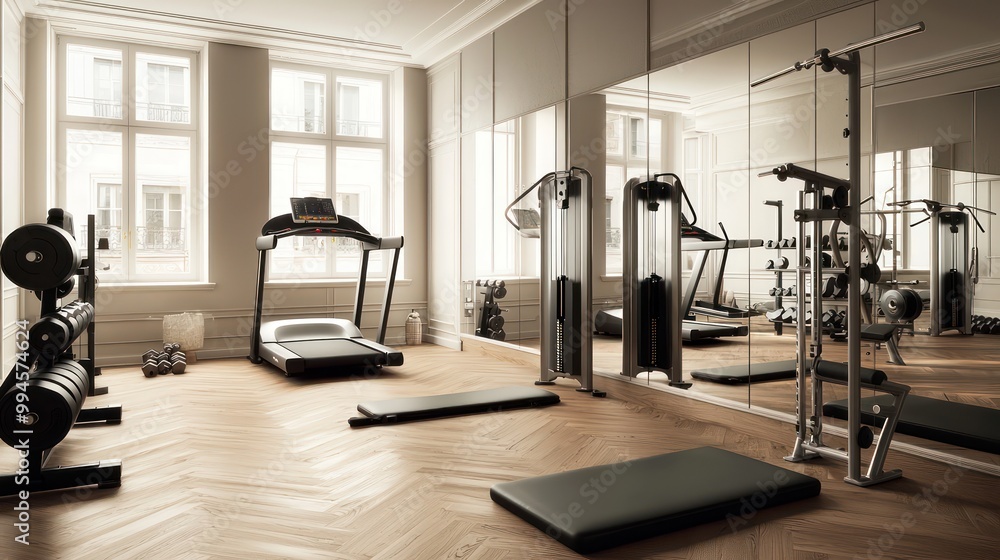 Illustration of How To Create A Scandinavian-Style Home Gym