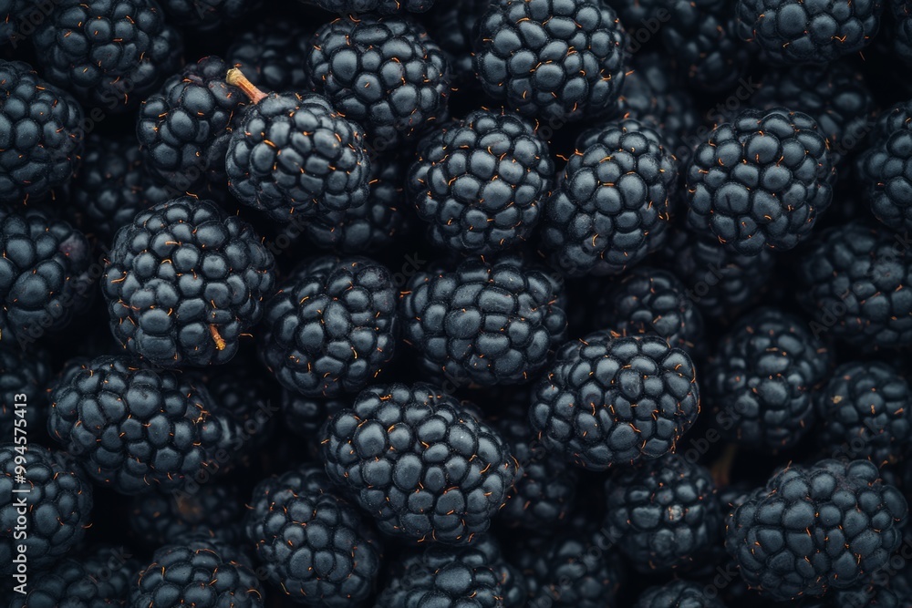 In summer, blackberries are harvested for food. Green branch with mulberry leaves. Leaf on the table. In summer, blackberries are harvested for food. Green branch with mulberry leaves. Leaf on the table.