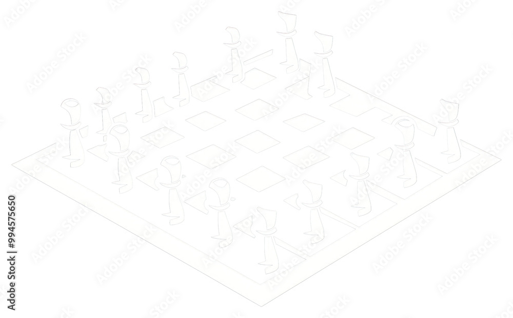 Fototapeta premium PNG Chess chess game recreation.