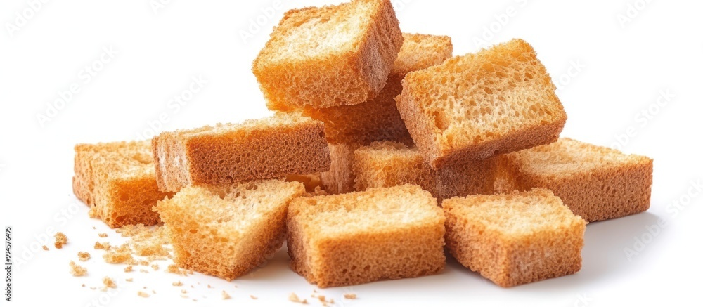 Pile of Crunchy Croutons Pile of Crunchy Croutons