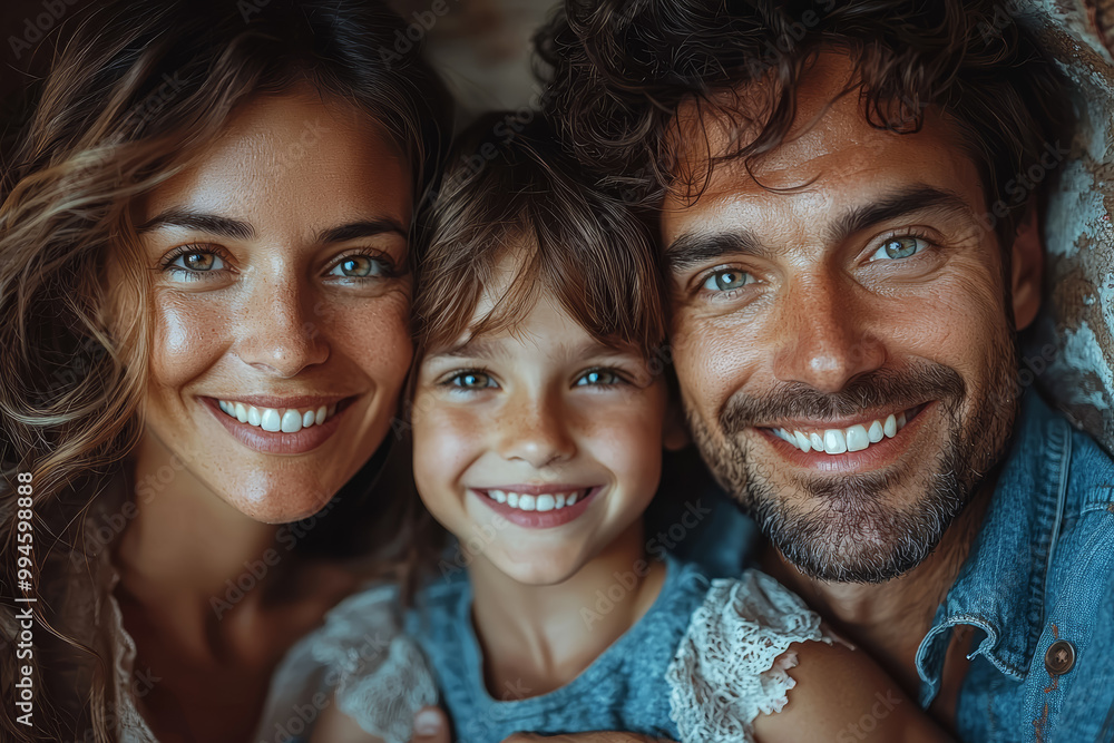 A family photo on a wall with a portion of it removed or torn, symbolizing the absence of a family member. A family photo on a wall with a portion of it removed or torn, symbolizing the absence of a family member.