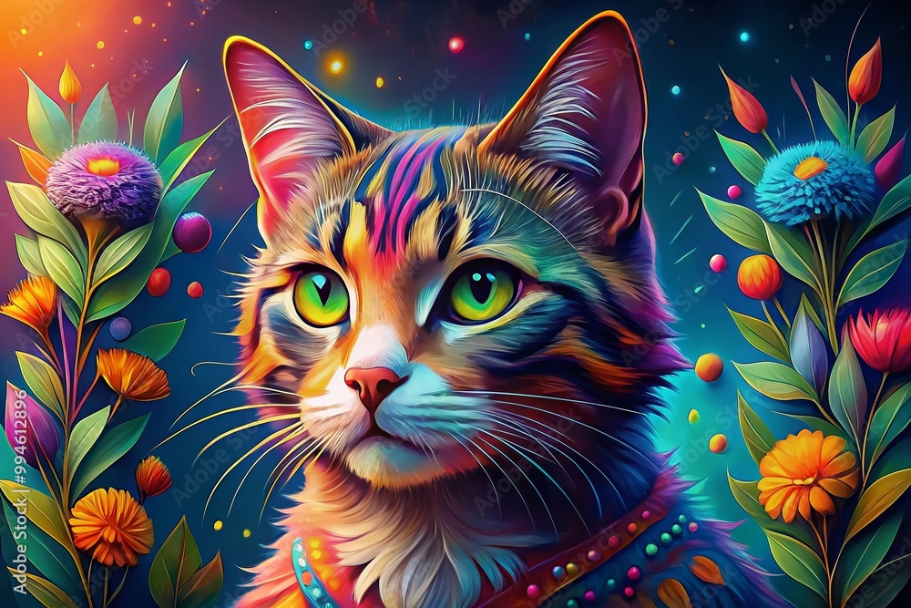 Whimsical Cat Illustrations in Various Styles Perfect for Pet Lovers and Artistic Projects Whimsical Cat Illustrations in Various Styles Perfect for Pet Lovers and Artistic Projects