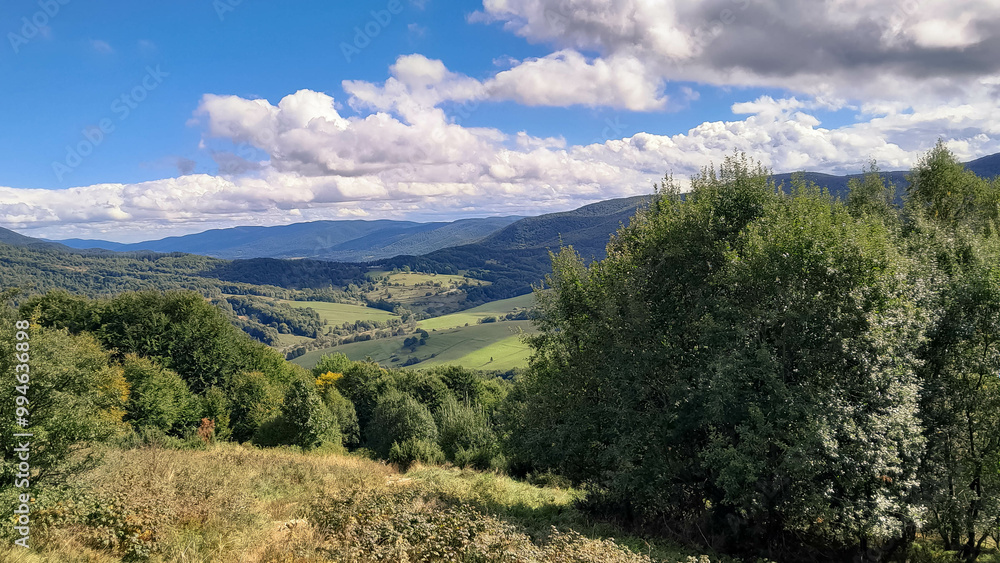 Landscape of Bieszczady Mountains. Landscape of Bieszczady Mountains.