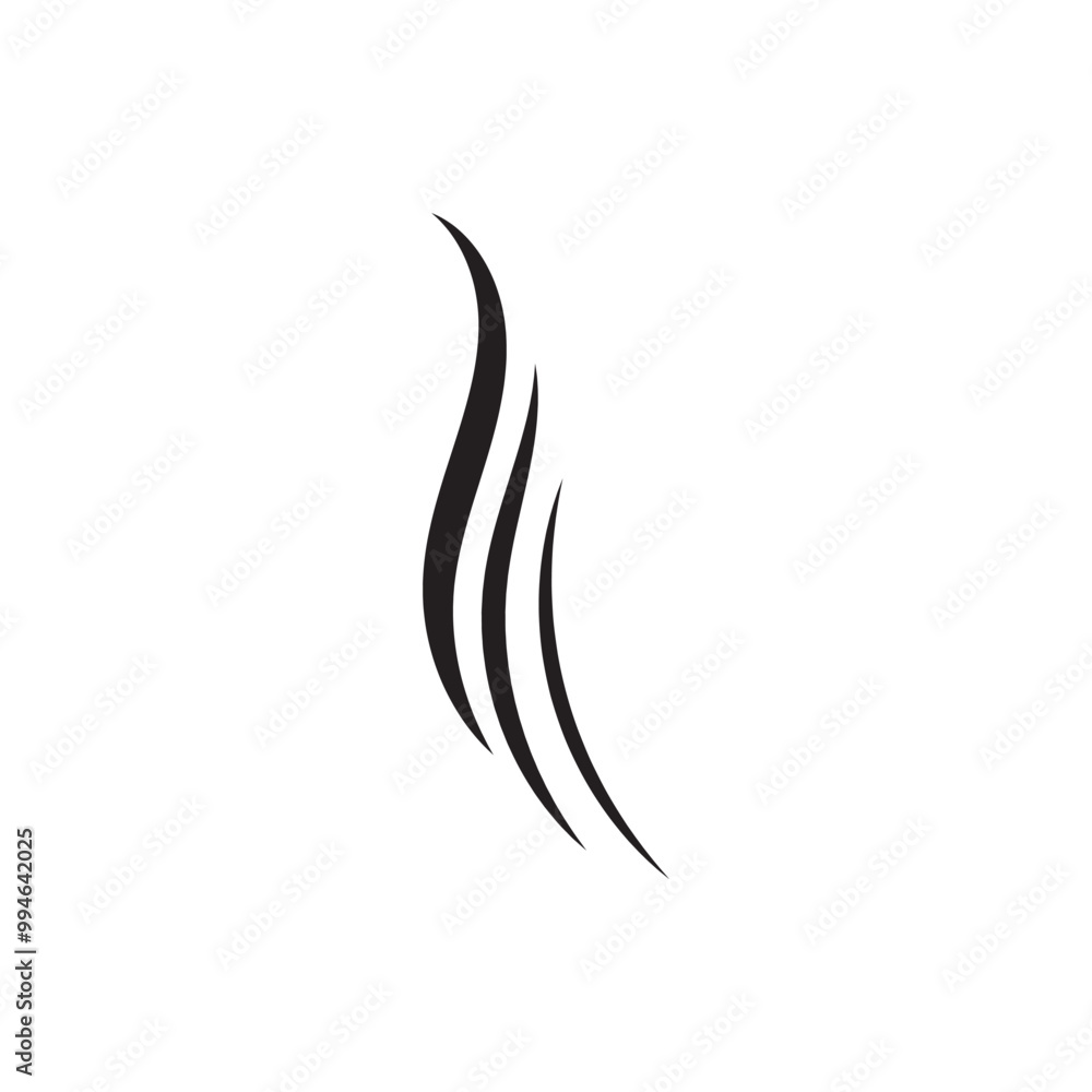 hair wave logo icon vector illustration hair wave logo icon vector illustration