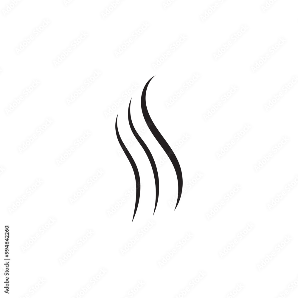 hair wave logo icon vector illustration hair wave logo icon vector illustration
