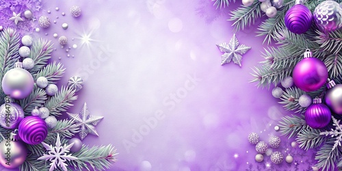 purple christmas background