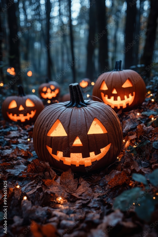 A spooky graveyard with flickering lights and ghostly mist creates an unsettling halloween vibe A spooky graveyard with flickering lights and ghostly mist creates an unsettling halloween vibe