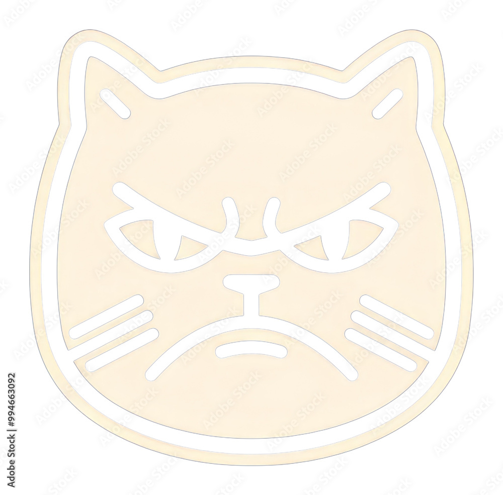 PNG Angry cat icon logo creativity carnivora. PNG Angry cat icon logo creativity carnivora.
