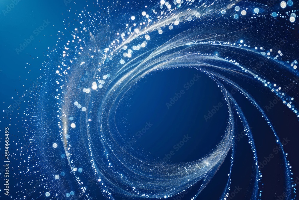 Obraz premium Abstract swirling light trails