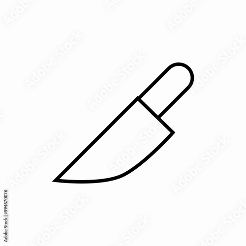 chef knife icon sign vector