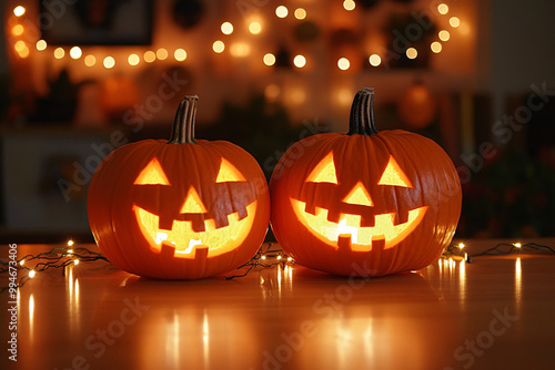 Wallpaper Mural halloween pumpkin lantern Torontodigital.ca