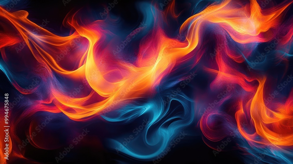 Vibrant dynamic flame effects, using innovative digital art techniques to create a bold abstract design with bright, striking colors Vibrant dynamic flame effects, using innovative digital art techniques to create a bold abstract design with bright, striking colors