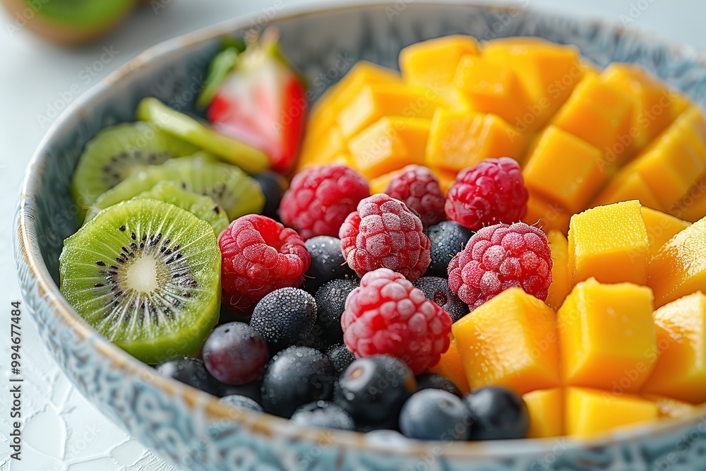 Fresh Fruit Salad in a Bowl Fresh Fruit Salad in a Bowl