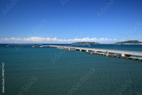 Wallpaper Mural 館山夕日桟橋　千葉県館山市 Torontodigital.ca